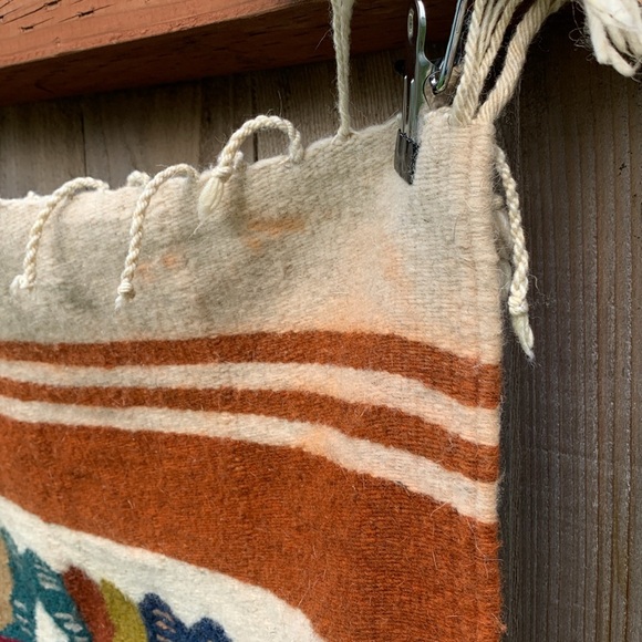 Wool tapestry handmade Mexico - Picture 6 of 13